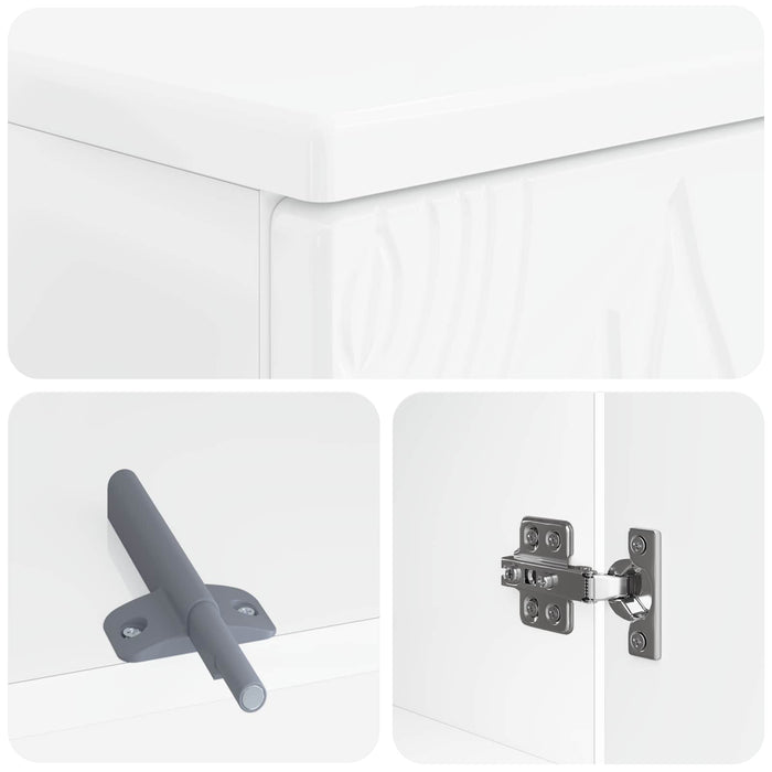 Dulap pentru Chiuveta de Baie DELFT Alb 59,5 x 31,5 x 59 cm - WALTI WALTI