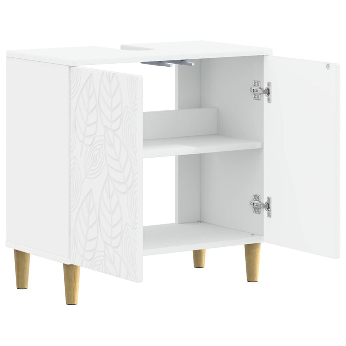Dulap pentru Chiuveta de Baie DELFT Alb 59,5 x 31,5 x 59 cm - WALTI WALTI
