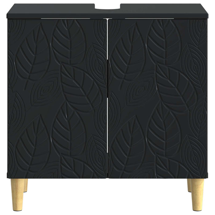 Dulap pentru Chiuveta de Baie DELFT Negru 59,5 x 31,5 x 59 cm WALTI
