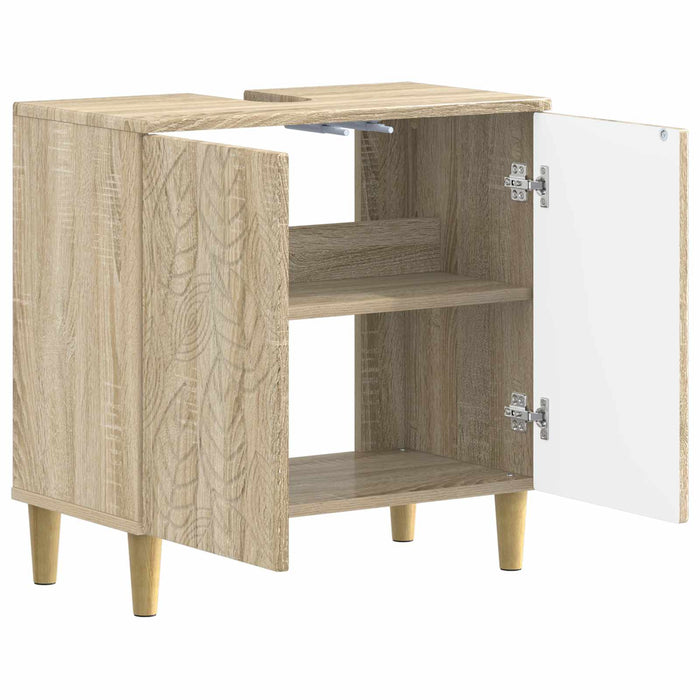 Dulap pentru Chiuveta de Baie DELFT Stejar Sonoma WALTI