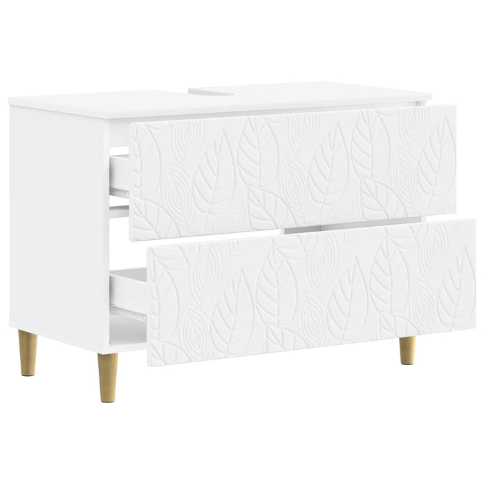 Dulap pentru Chiuveta de Baie DELFT Alb 82 x 41 x 59 cm - WALTI WALTI