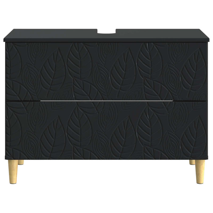 Dulap pentru Chiuveta de Baie DELFT Negru 82 x 41 x 59 cm - WALTI WALTI