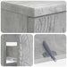 Dulap pentru Chiuveta de Baie DELFT Gri Beton 82 x 41 x 59 cm - WALTI WALTI