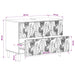 Dulap pentru Chiuveta de Baie DELFT Gri Beton 82 x 41 x 59 cm - WALTI WALTI
