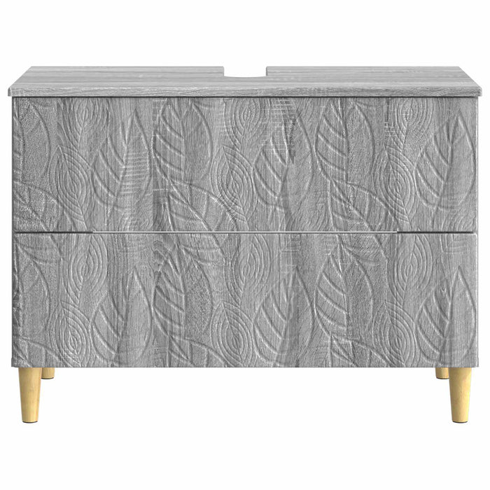 Dulap pentru Chiuveta de Baie DELFT Sonoma gri 82 x 41 x 59 cm - WALTI WALTI