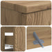 Dulap pentru Chiuveta de Baie DELFT Stejar Artizanal - WALTI WALTI