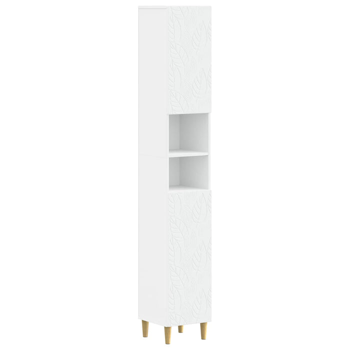 Cabinet de Baie cu Raft Deschis DELFT Alb 30 x 31 x 190 cm WALTI
