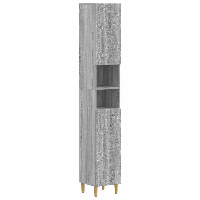 Cabinet de Baie cu Raft Deschis DELFT Sonoma gri WALTI