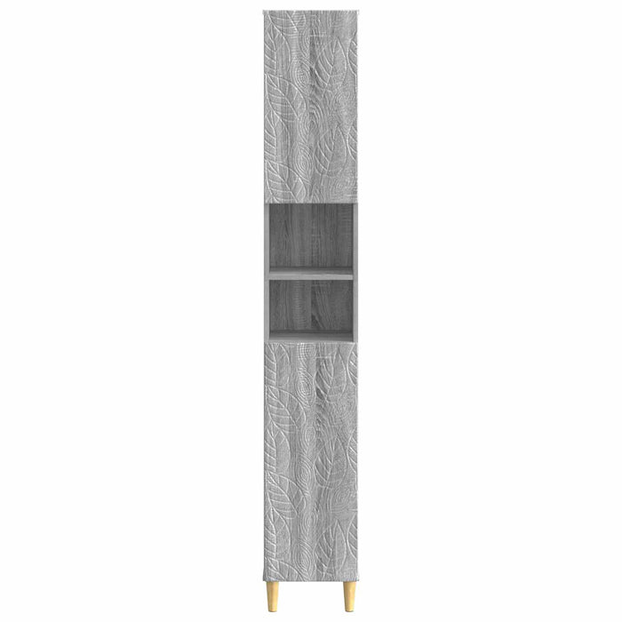 Cabinet de Baie cu Raft Deschis DELFT Sonoma gri WALTI