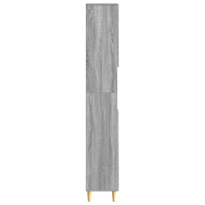 Cabinet de Baie cu Raft Deschis DELFT Sonoma gri WALTI