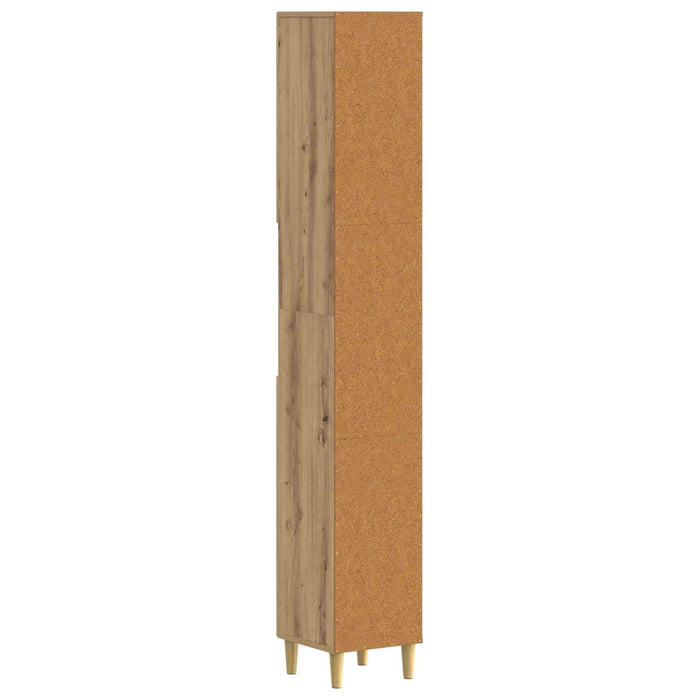 Cabinet de Baie cu Raft Deschis DELFT Stejar Artizanal WALTI