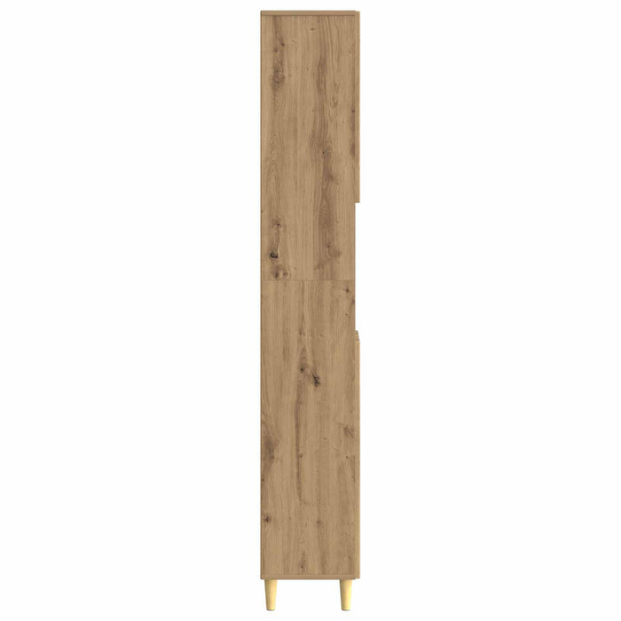 Cabinet de Baie cu Raft Deschis DELFT Stejar Artizanal WALTI