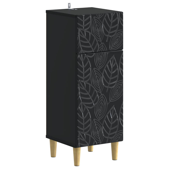 Dulap de Depozitare pentru Baie DELFT Negru 30 x 31 x 80 cm WALTI