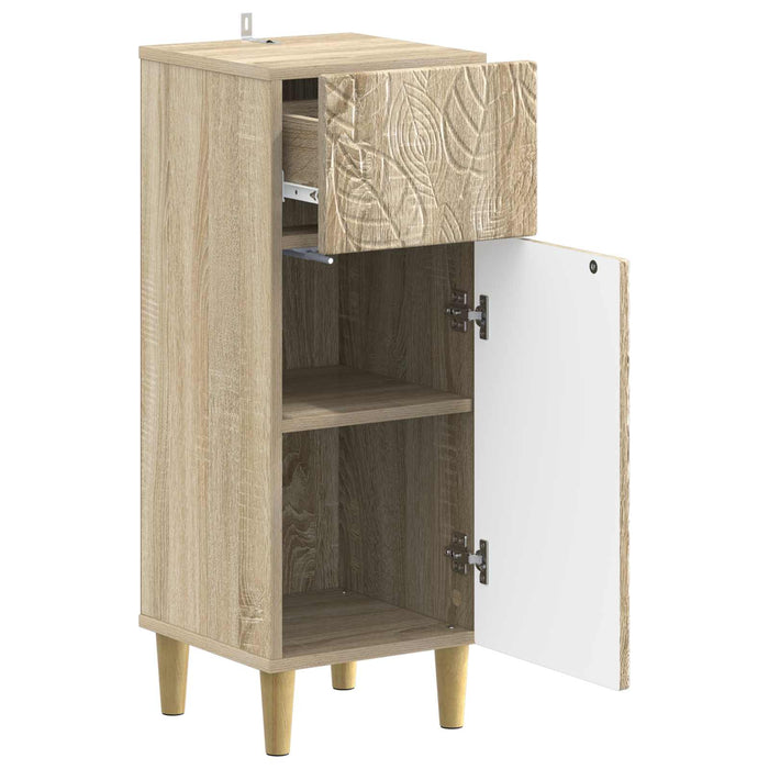 Dulap de Depozitare pentru Baie DELFT Stejar Sonoma WALTI