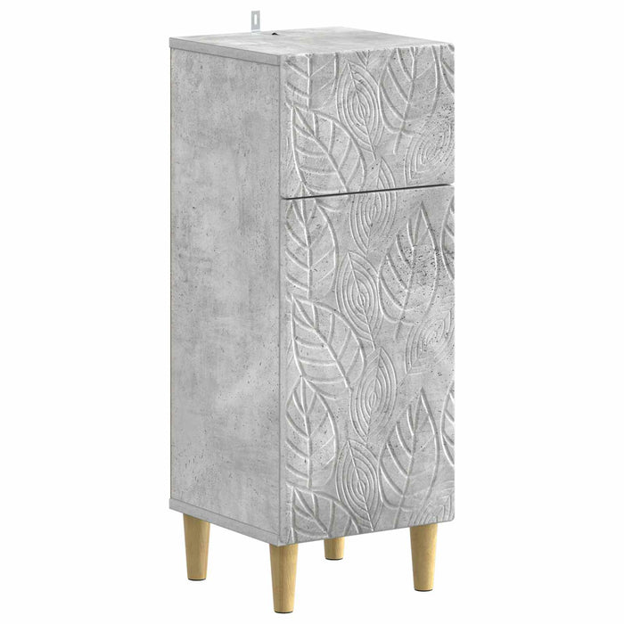 Dulap de Depozitare pentru Baie DELFT Gri Beton 30 x 31 x 80 cm WALTI