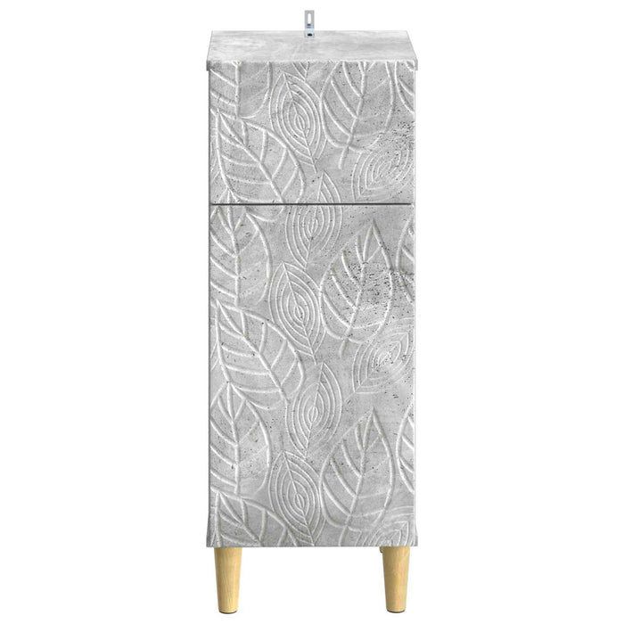 Dulap de Depozitare pentru Baie DELFT Gri Beton 30 x 31 x 80 cm WALTI