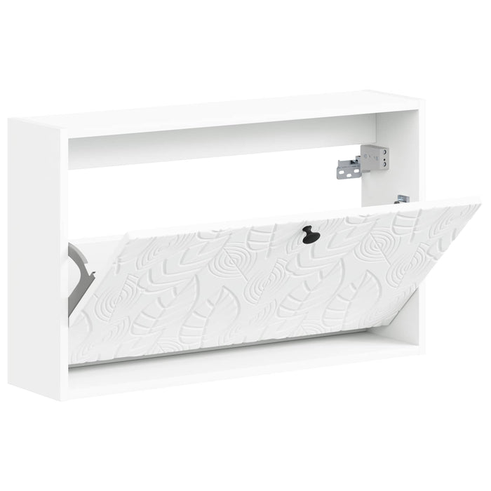 Dulap pentru pantofi montat pe perete DELFT 71 x 17 x 43 cm Alb WALTI