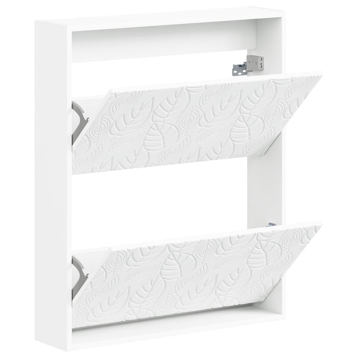 Dulap pentru pantofi montat pe perete DELFT 71 x 17 x 86 cm Alb WALTI