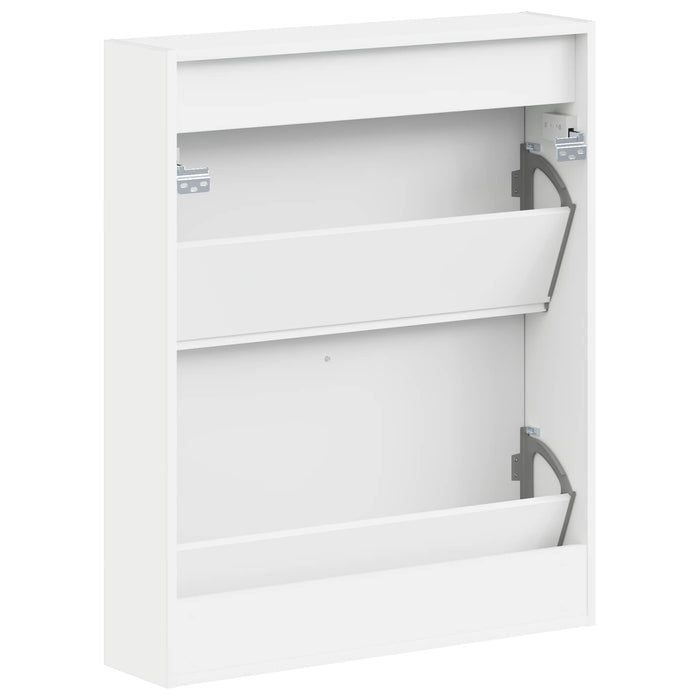 Dulap pentru pantofi montat pe perete DELFT 71 x 17 x 86 cm Alb WALTI