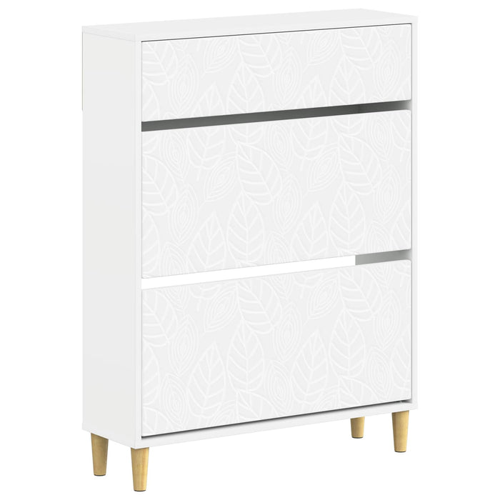Dulap pentru pantofi DELFT 78 x 24 x 103 cm Lemn prelucrat Alb WALTI