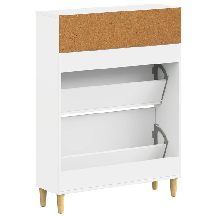 Dulap pentru pantofi DELFT 78 x 24 x 103 cm Lemn prelucrat Alb WALTI