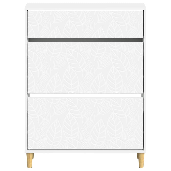 Dulap pentru pantofi DELFT 78 x 24 x 103 cm Lemn prelucrat Alb WALTI