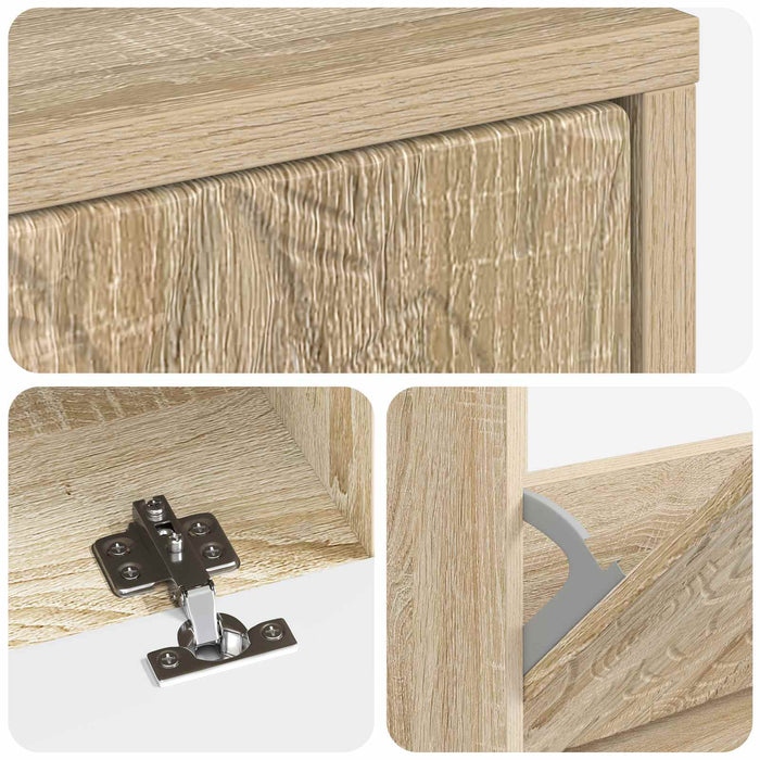 Dulap pentru pantofi DELFT 78 x 24 x 103 cm Lemn prelucrat WALTI