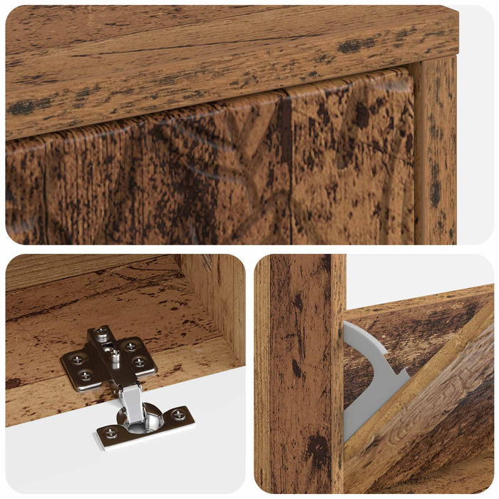Dulap pentru pantofi DELFT 78 x 24 x 103 cm Lemn prelucrat WALTI