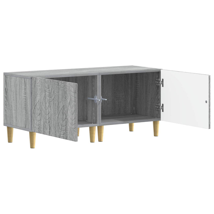 Cabinet TV Sonoma gri Lemn prelucrat WALTI