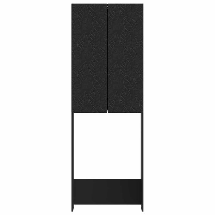 Dulap pentru toaletă DELFT Negru 66 x 25,5 x 190 cm WALTI