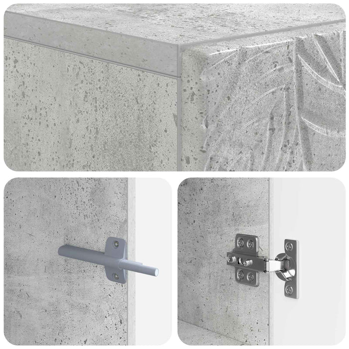 Dulap pentru toaletă DELFT Gri Beton 66 x 25,5 x 190 cm WALTI