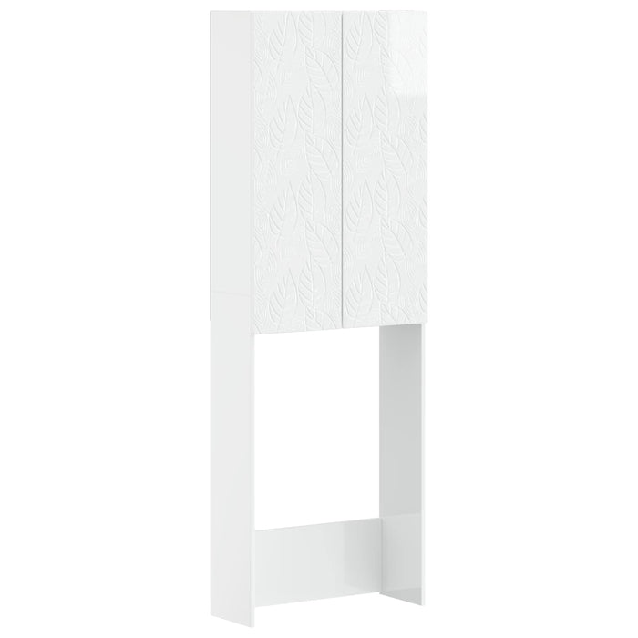 Dulap pentru toaletă DELFT Alb foarte lucios 66 x 25,5 x 190 cm WALTI