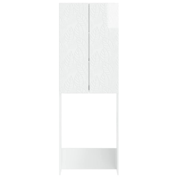 Dulap pentru toaletă DELFT Alb foarte lucios 66 x 25,5 x 190 cm WALTI