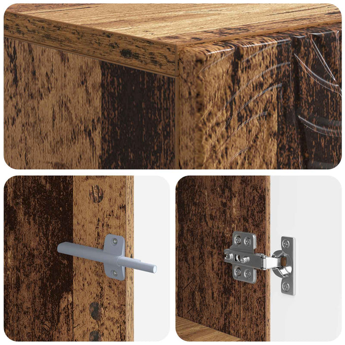 Dulap pentru toaletă DELFT Lemn vechi 66 x 25,5 x 190 cm WALTI