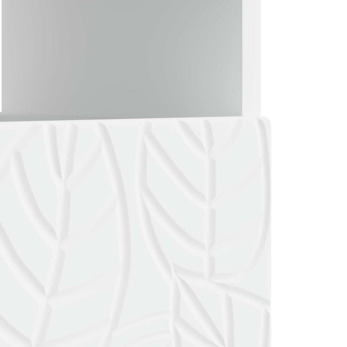 Cabinet TV cu LED Alb Lemn prelucrat WALTI