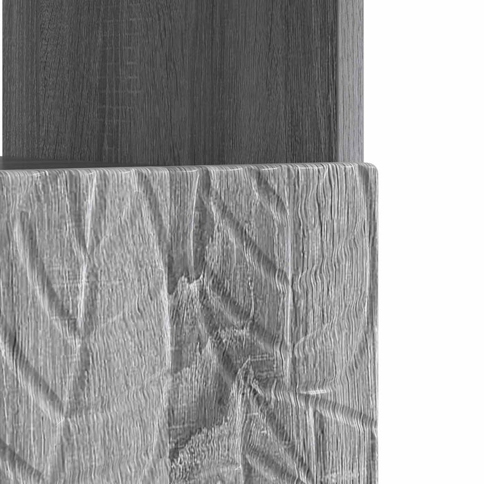 Cabinet TV cu LED Sonoma gri Lemn prelucrat WALTI