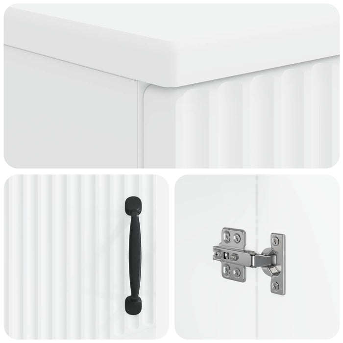 Dulap pentru Chiuveta de Baie HOORN Alb 59,5 x 31,5 x 56 cm - WALTI WALTI