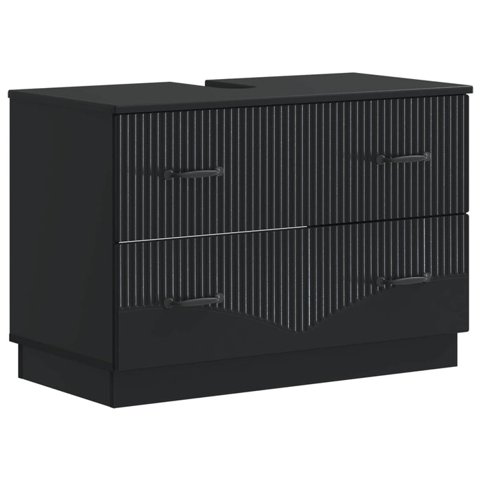 Dulap pentru Chiuveta de Baie HOORN Negru 82 x 41 x 56 cm WALTI