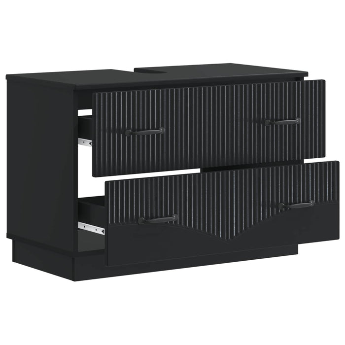 Dulap pentru Chiuveta de Baie HOORN Negru 82 x 41 x 56 cm WALTI