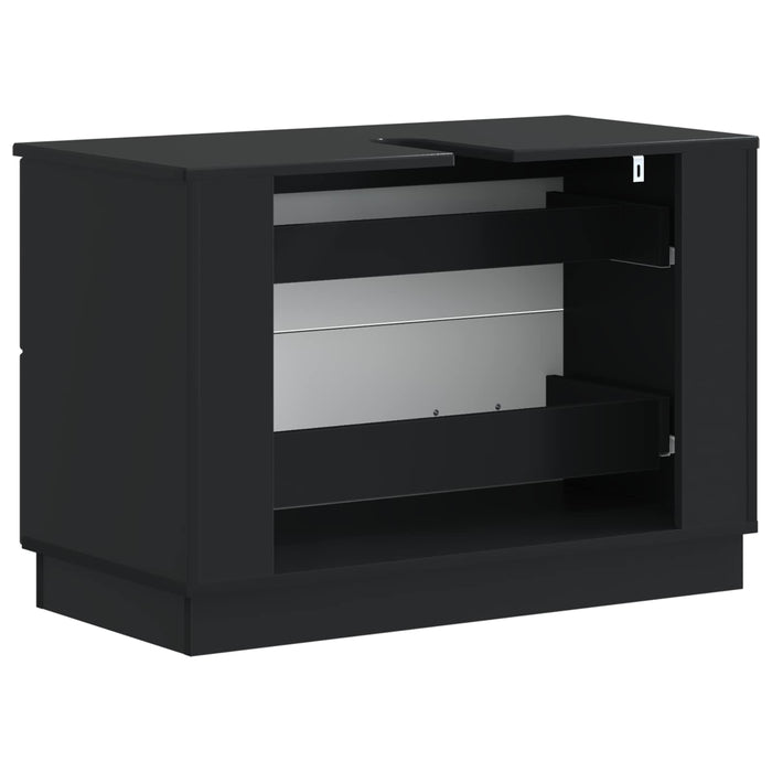 Dulap pentru Chiuveta de Baie HOORN Negru 82 x 41 x 56 cm WALTI