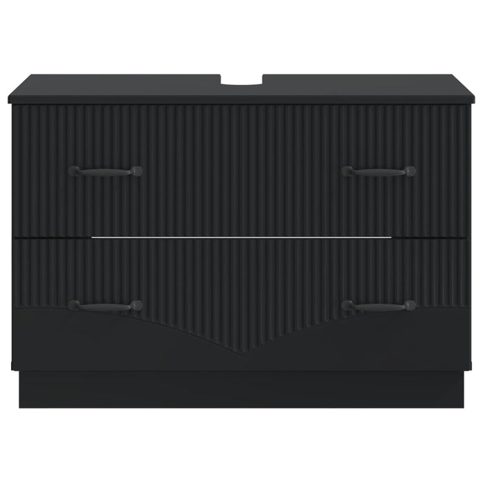 Dulap pentru Chiuveta de Baie HOORN Negru 82 x 41 x 56 cm WALTI