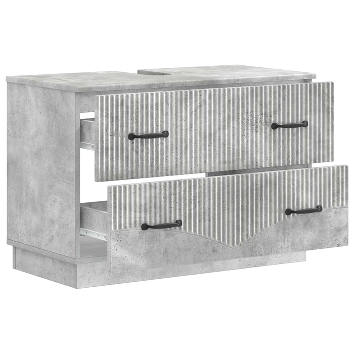 Dulap pentru Chiuveta de Baie HOORN Gri Beton 82 x 41 x 56 cm WALTI
