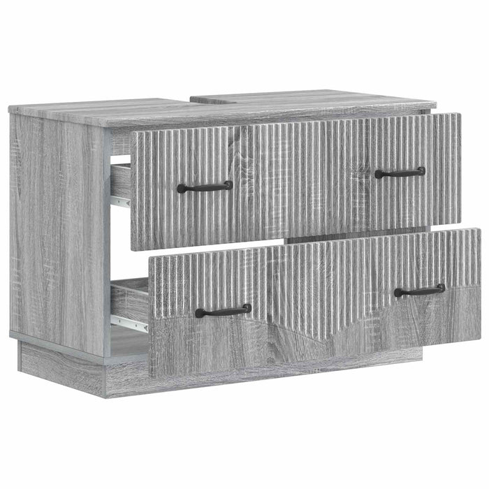 Dulap pentru Chiuveta de Baie HOORN Sonoma gri 82 x 41 x 56 cm WALTI