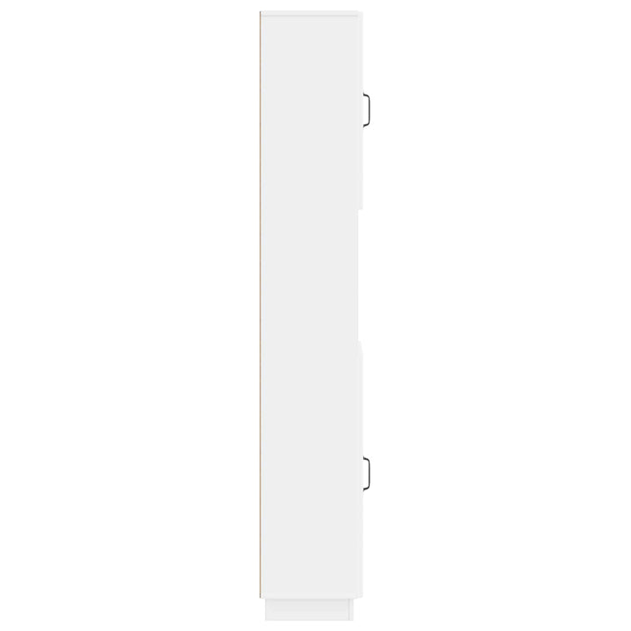 Cabinet de Baie cu Raft Deschis HOORN Alb 30 x 31 x 187 cm WALTI