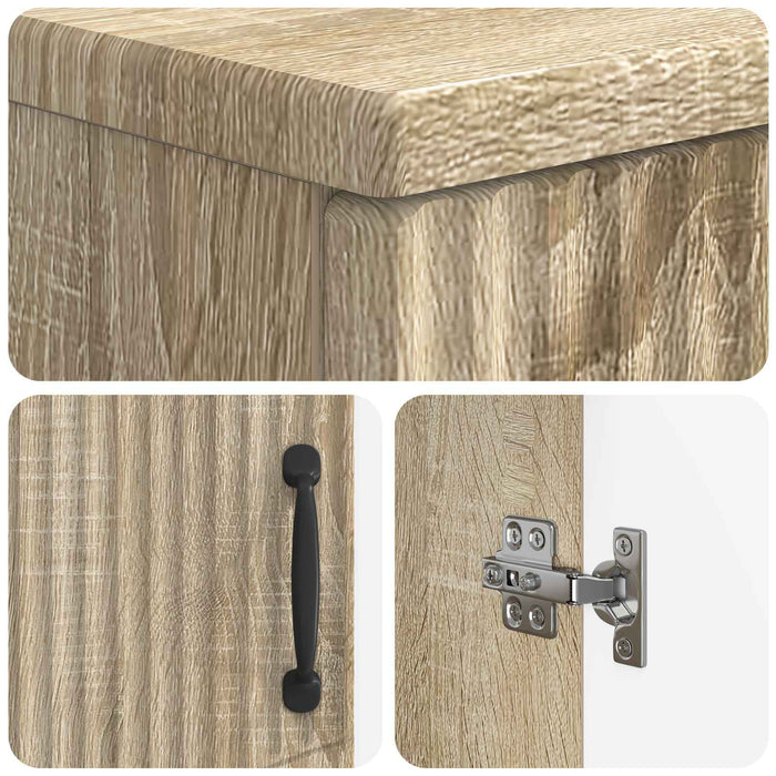 Cabinet de Baie cu Raft Deschis HOORN Stejar Sonoma WALTI