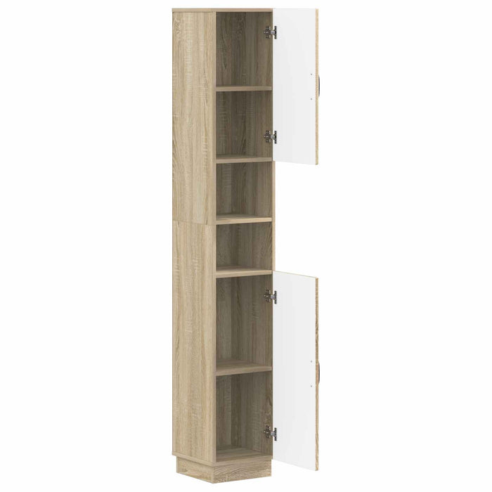 Cabinet de Baie cu Raft Deschis HOORN Stejar Sonoma WALTI