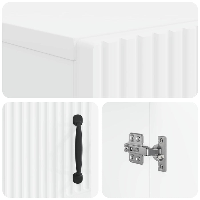 Dulap de Depozitare pentru Baie HOORN Alb 59,5 x 31 x 77 cm WALTI