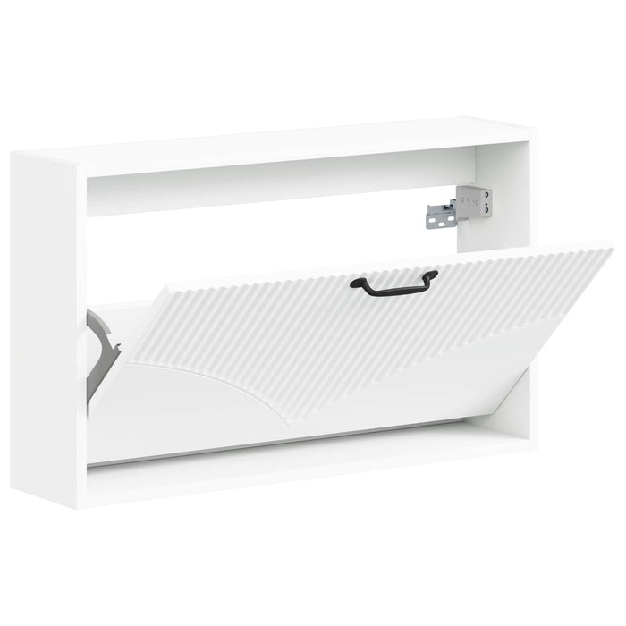 Dulap pentru pantofi montat pe perete HOORN 71 x 17 x 43 cm Alb WALTI