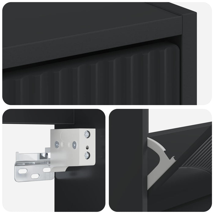 Dulap pentru pantofi montat pe perete HOORN 71 x 17 x 43 cm WALTI