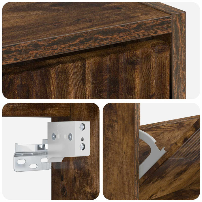 Dulap pentru pantofi montat pe perete HOORN 71 x 17 x 43 cm WALTI